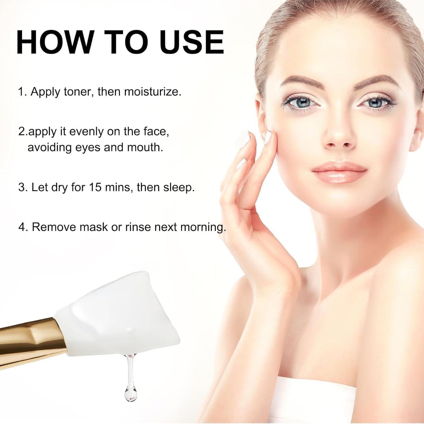 How to use Hydrolyzed Collagen Anti-Wrinkle Lifting Mask