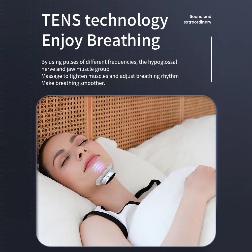 TENS Smart Anti-Snoring Device Smooth Breathing