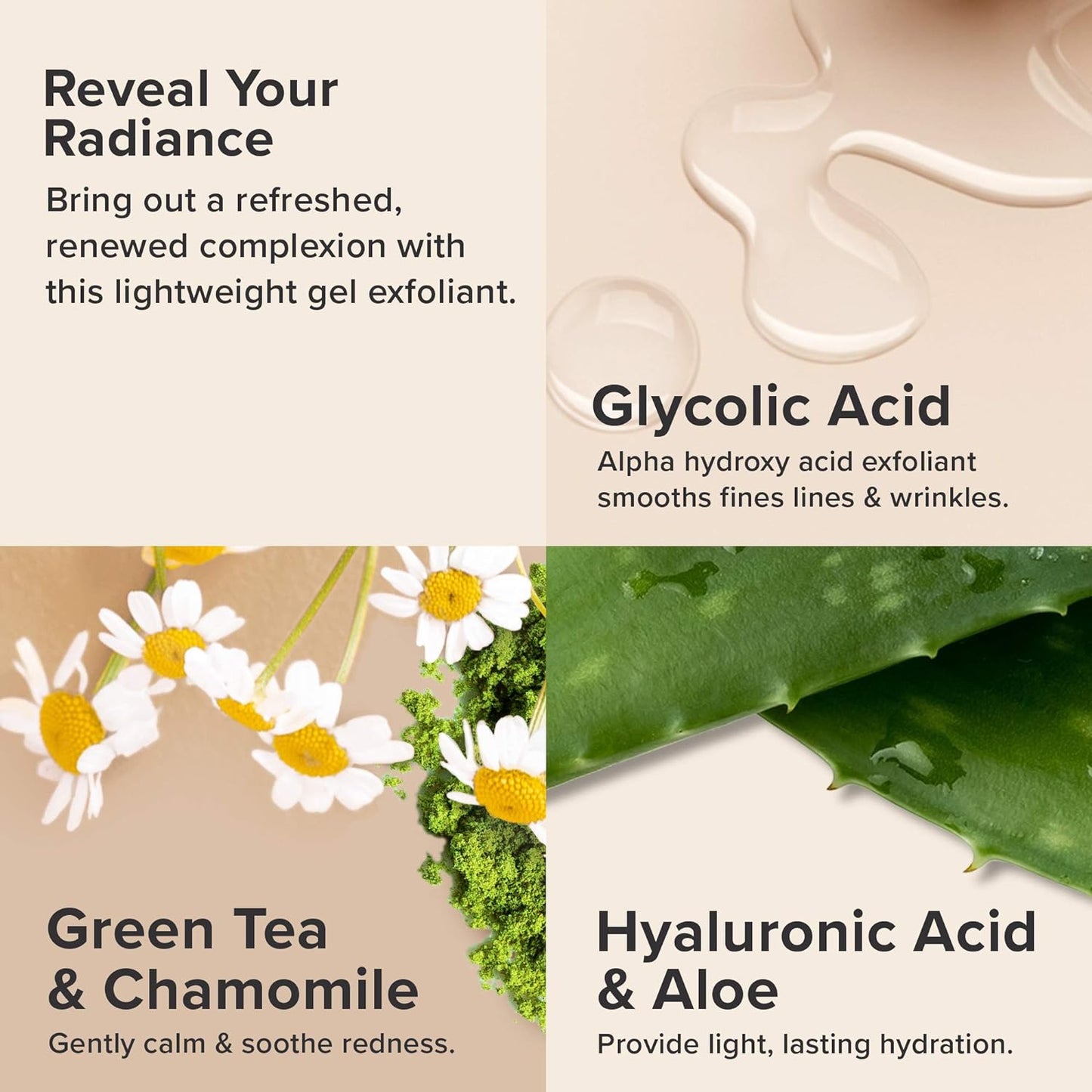 Facial Exfoliants for Blackheads Ingredients