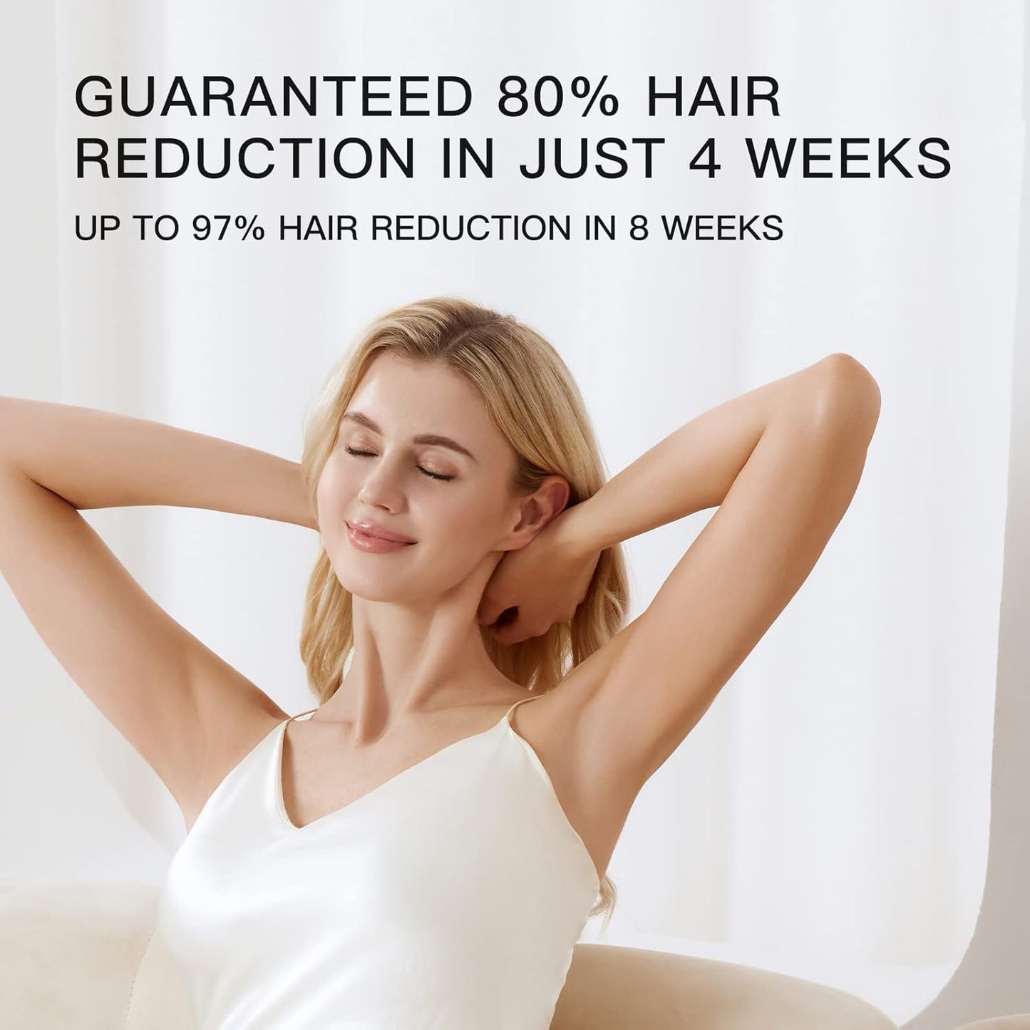 FDA Cleared Laser Hair Removal with Cooling Protection