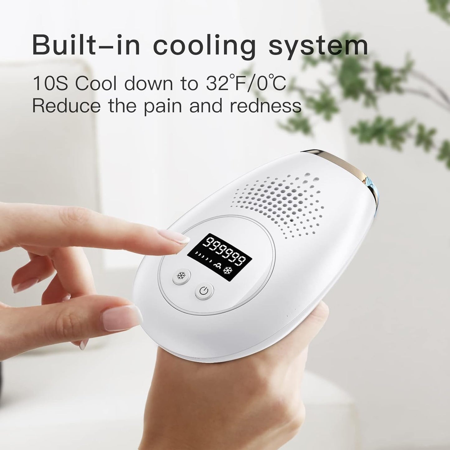 Laser Hair Removal with Cooling Protection