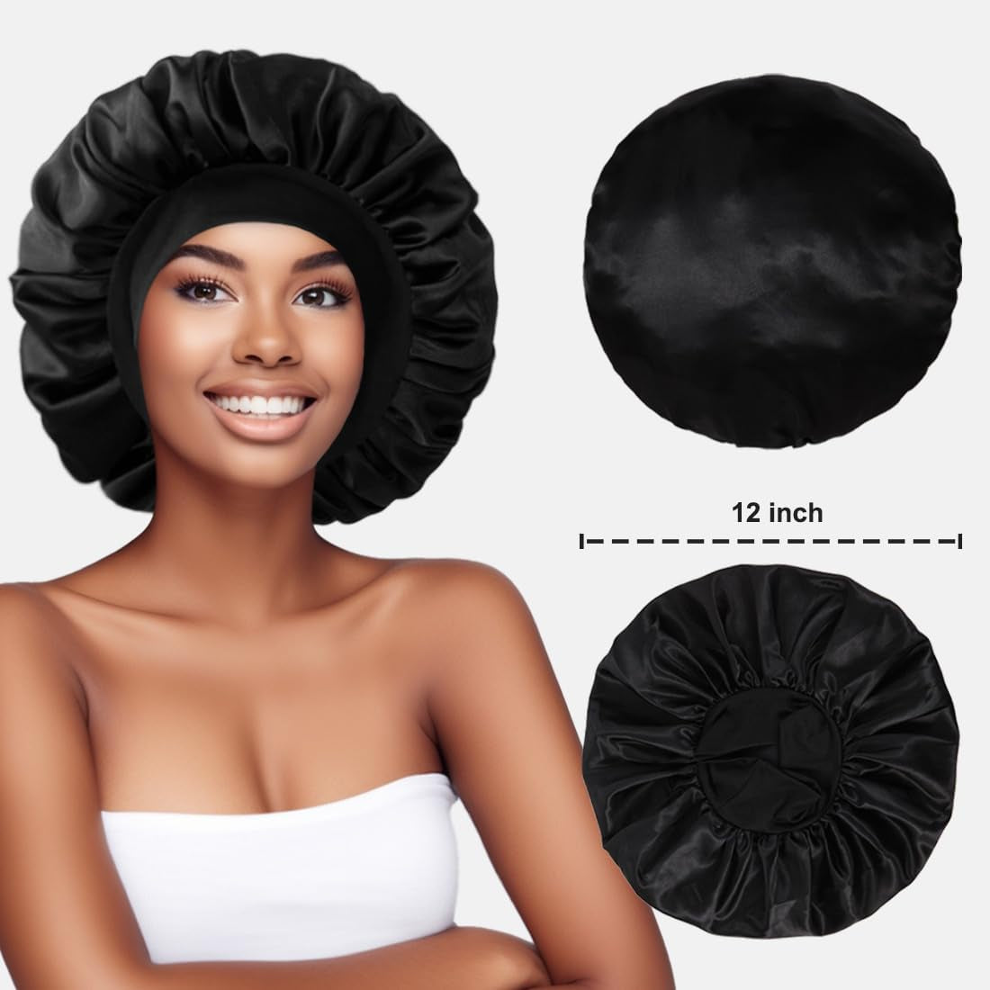 Silk Satin Bonnet Dimensions