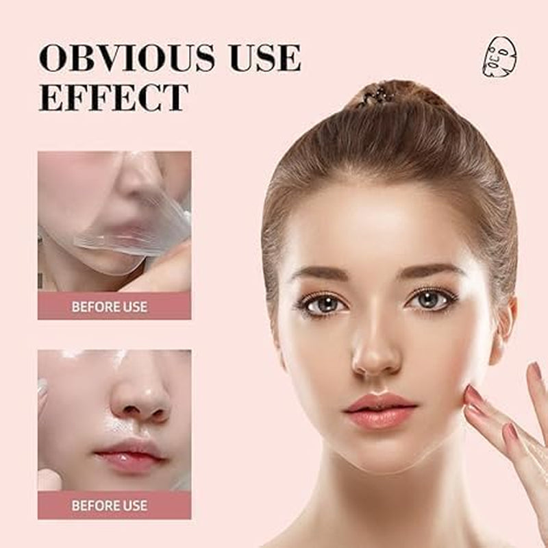 Collagen Night Wrap Mask Before and After Use