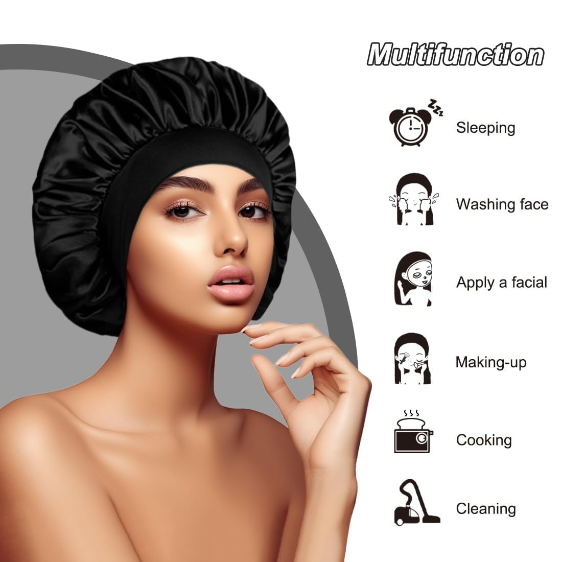Silk Satin Bonnet Functions