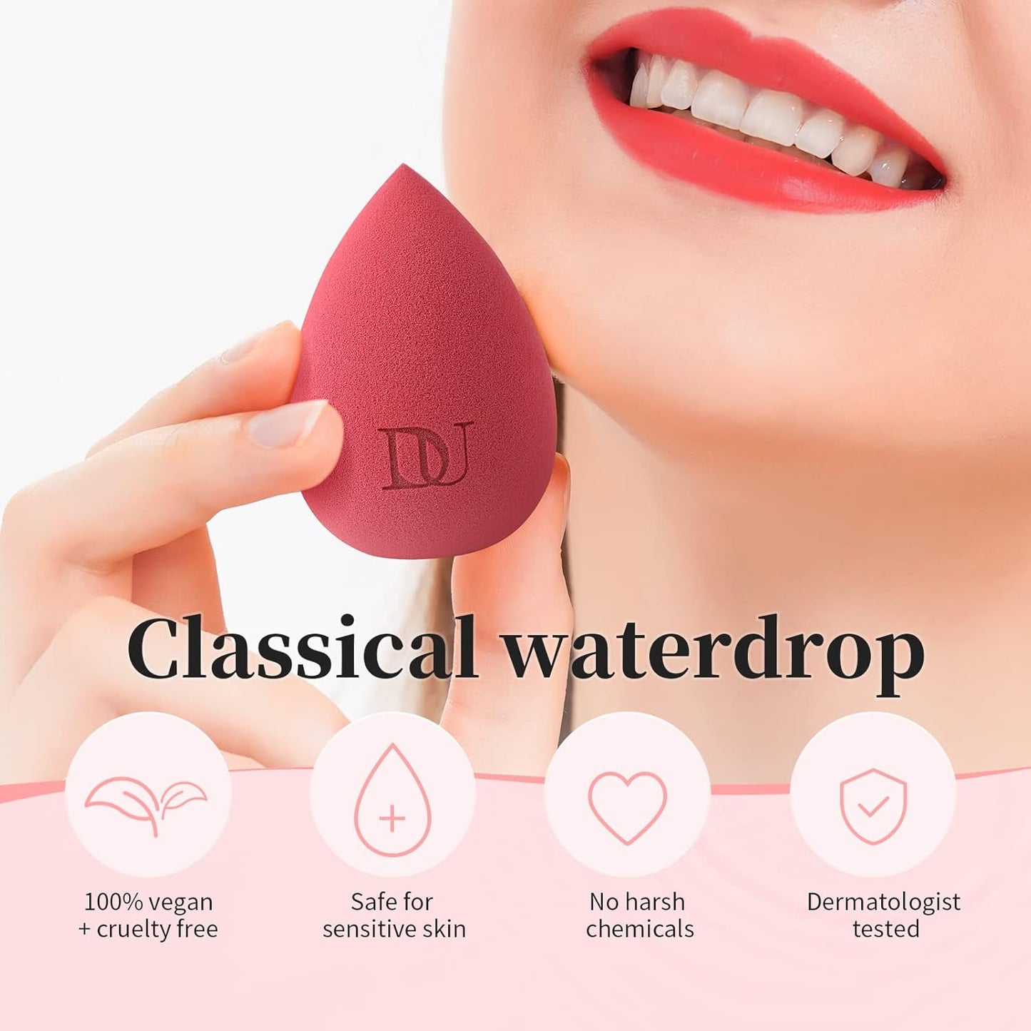 Makeup Blender Sponge for Blending Liquid Foundations