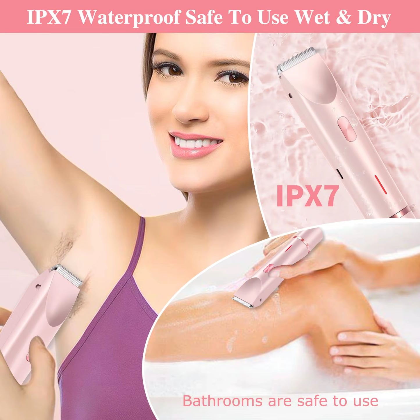 Bikini Trimmer for Wet and Dry Use