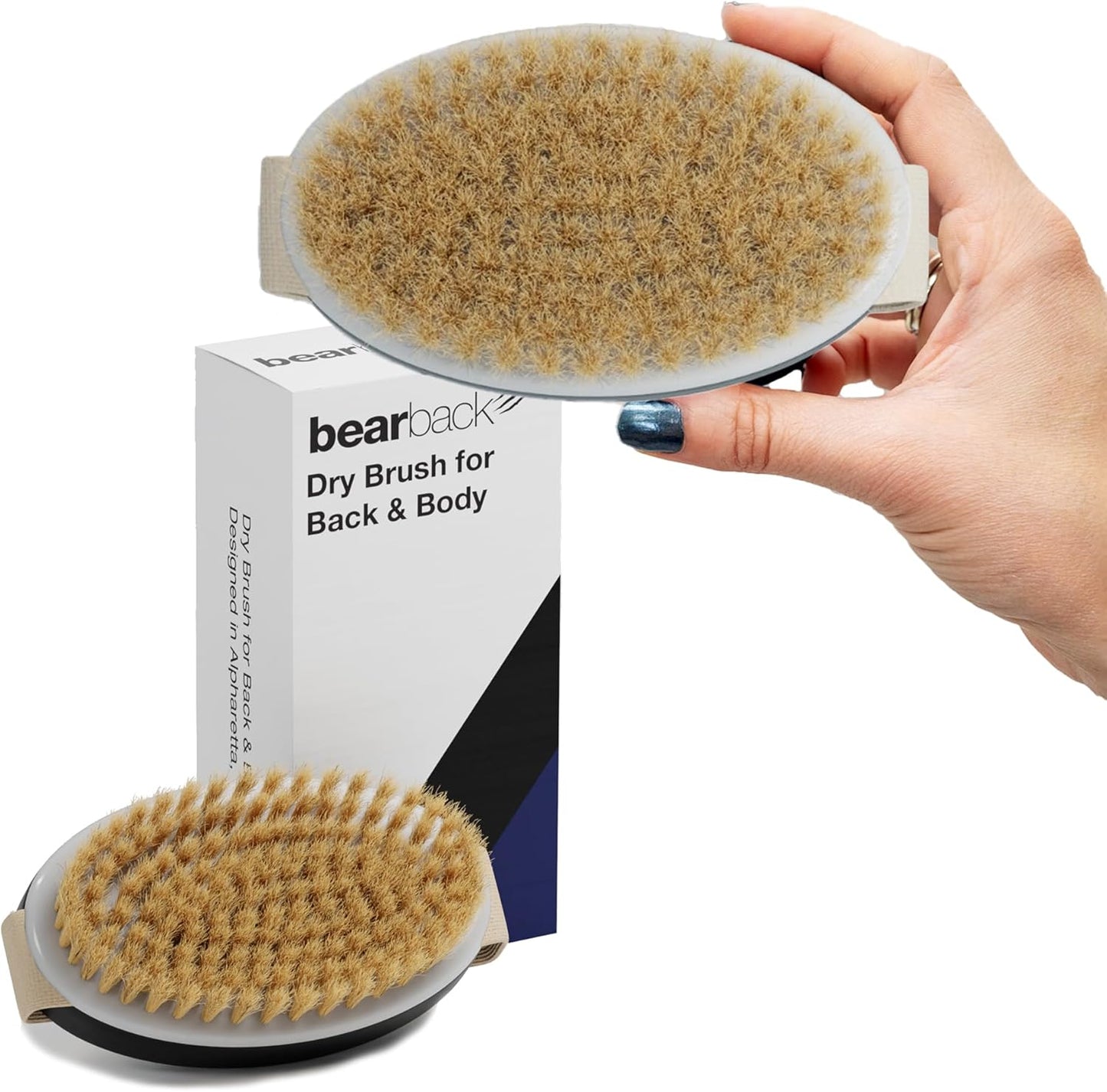 Natural Bristle Exfoliating Brush for Smooth Skin