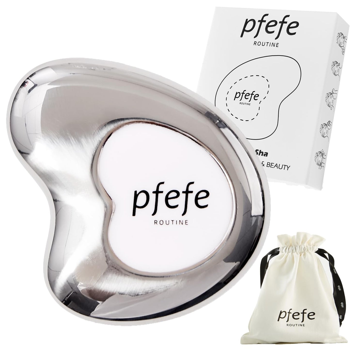 pfefe routine Stainless Steel Cryo Gua Sha