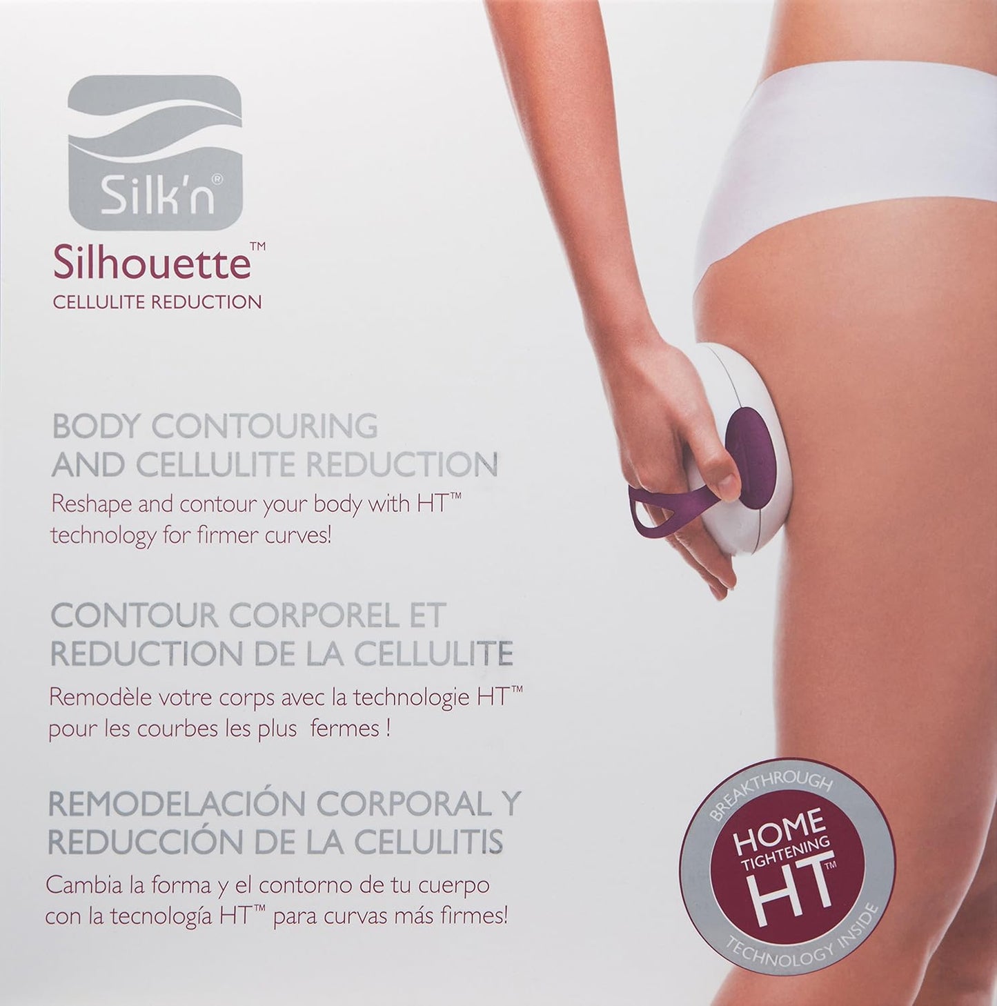 Silk’N Silhouette Body Contouring and Cellulite Reduction Device with LED Light Therapy Product