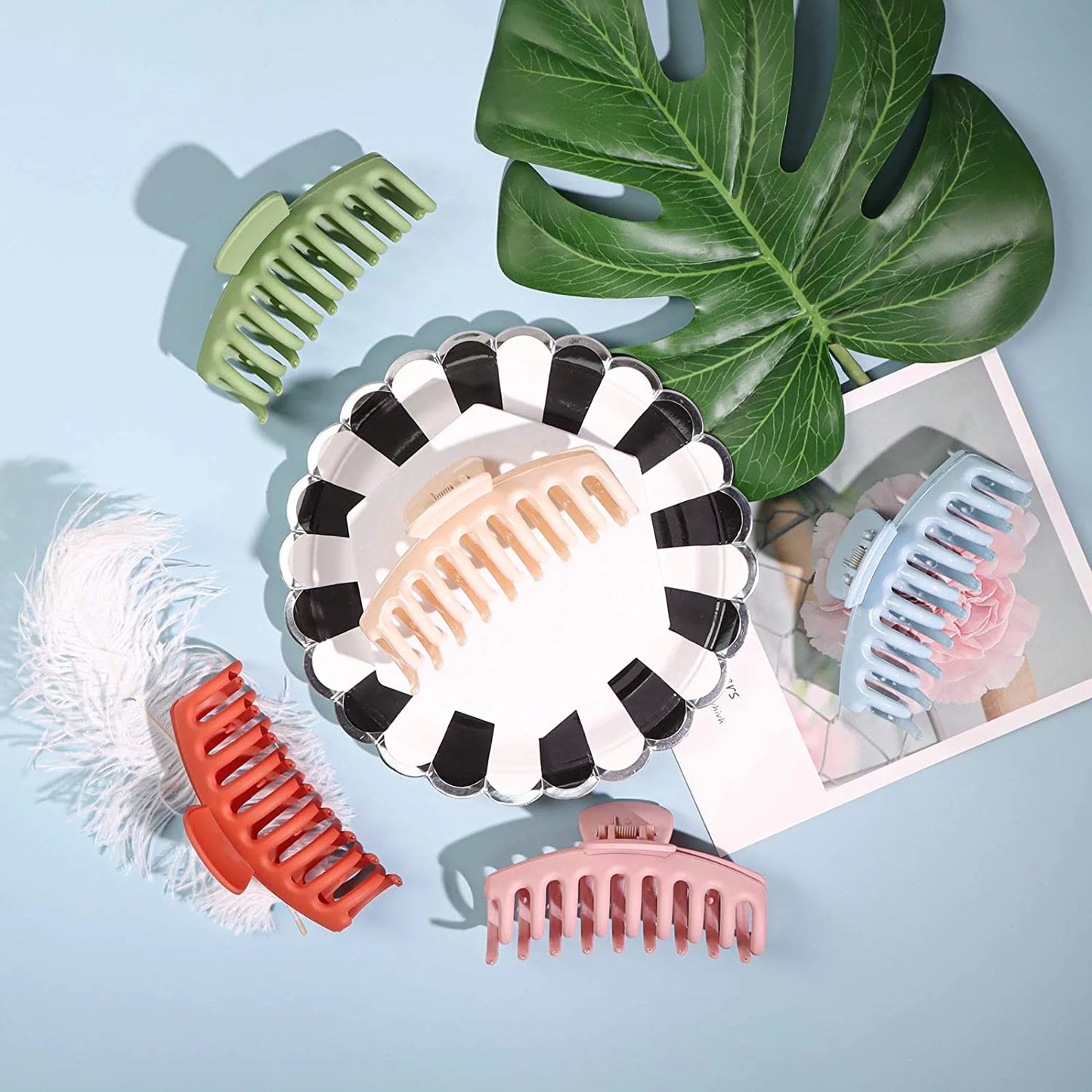 colorful Hair Claw Clips