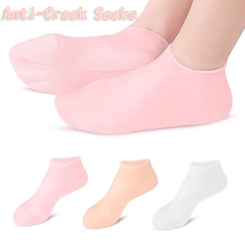 colorful moisturizing gel socks