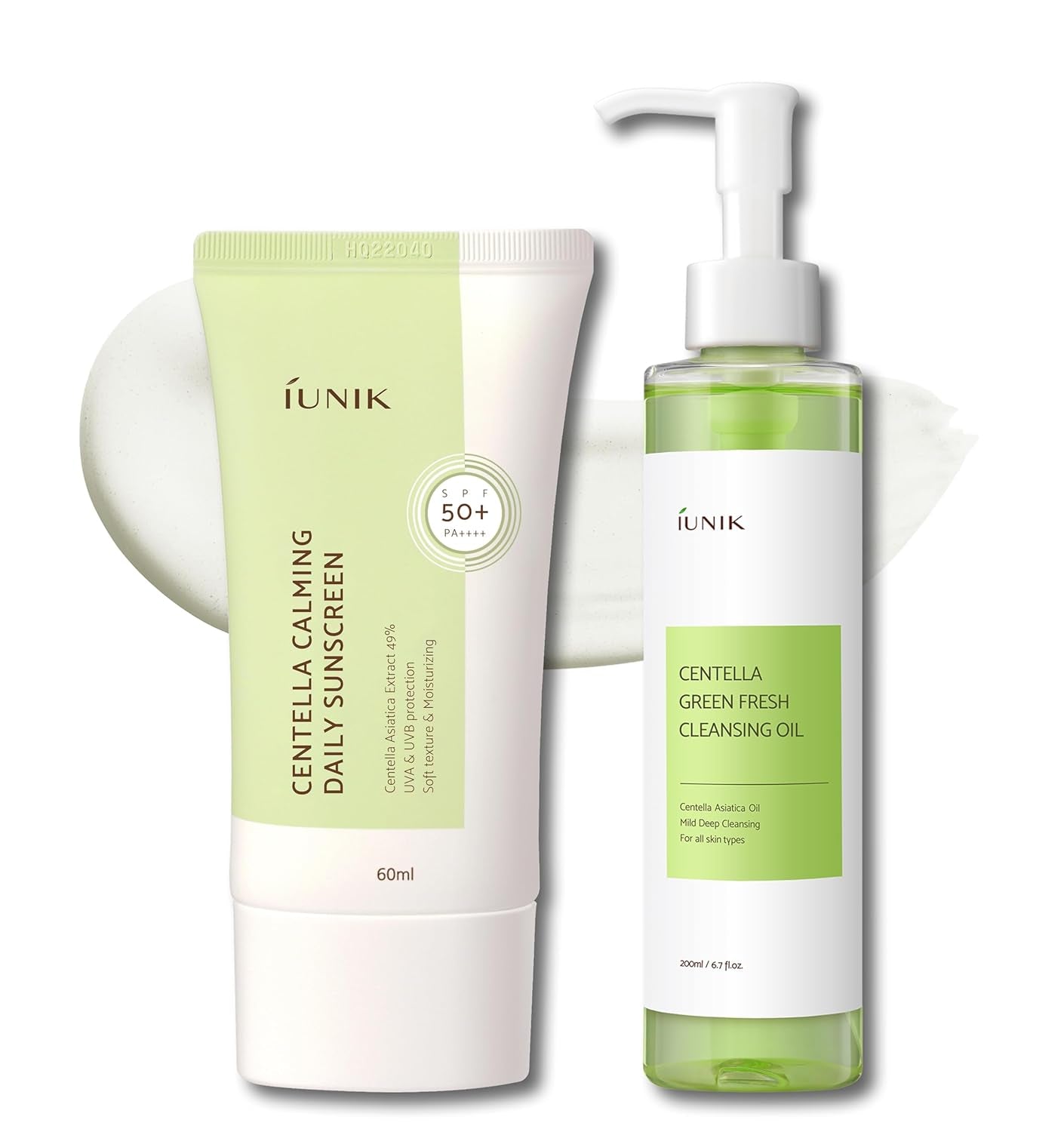 Non-Greasy No White Cast & Centella Asiatica Cleansing Oil Pore, Sebum Control Oil Cleanser Makeup & Sunscreen Remover