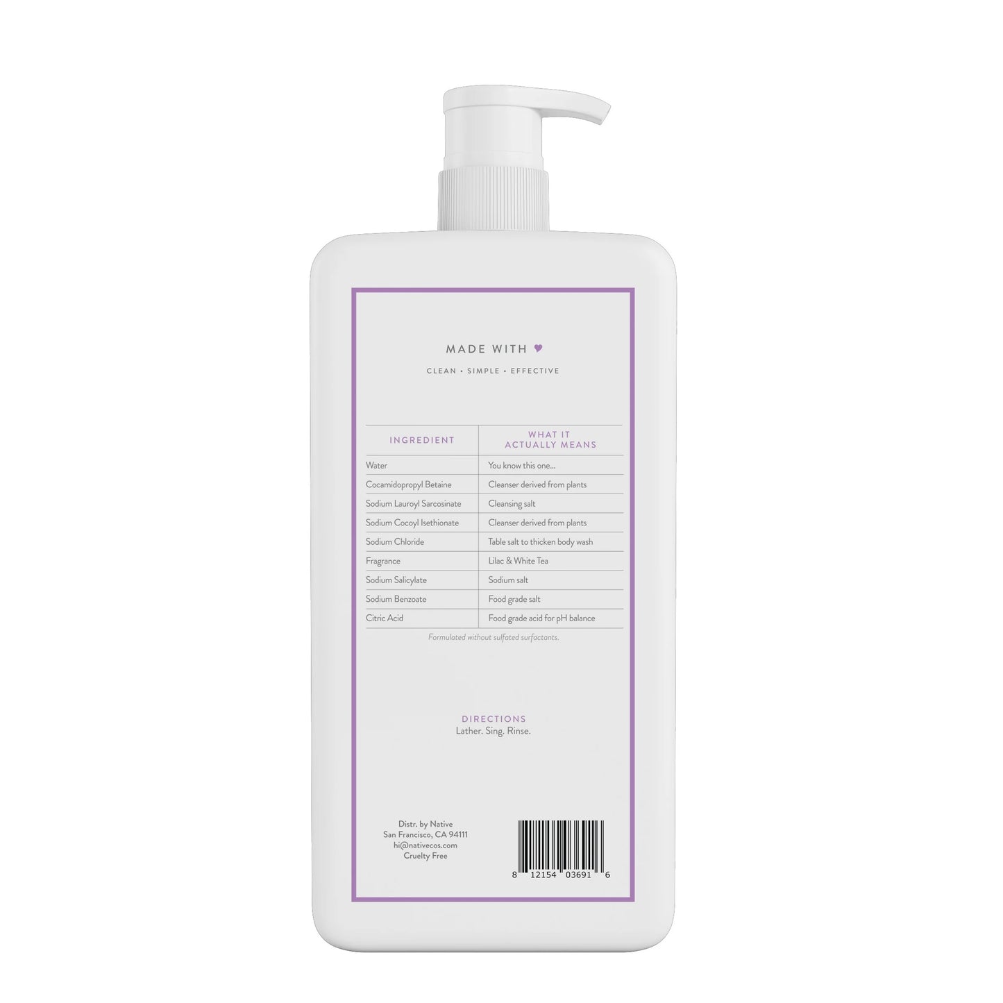 Lilac & White Tea