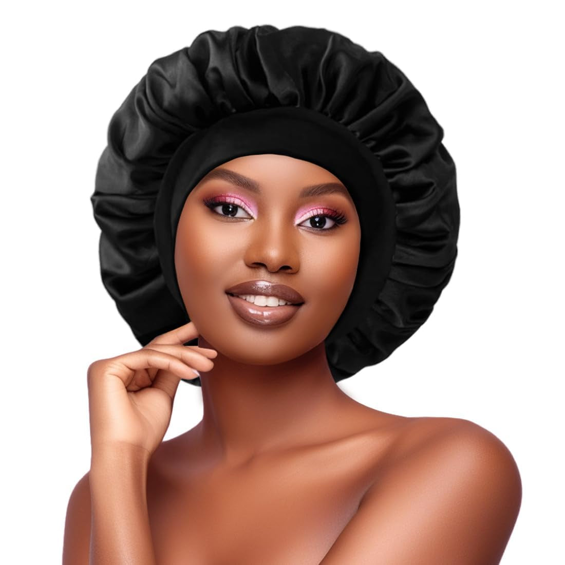 Silk Satin Bonnet for Sleeping Women