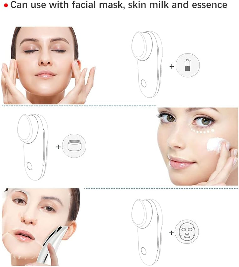 Ionic Facial Massager Deep Cleanser Usage