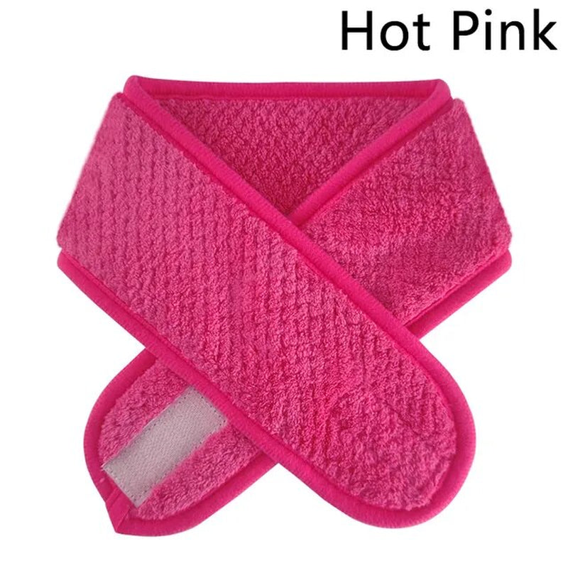 Hot Pink Women Face Care Headband