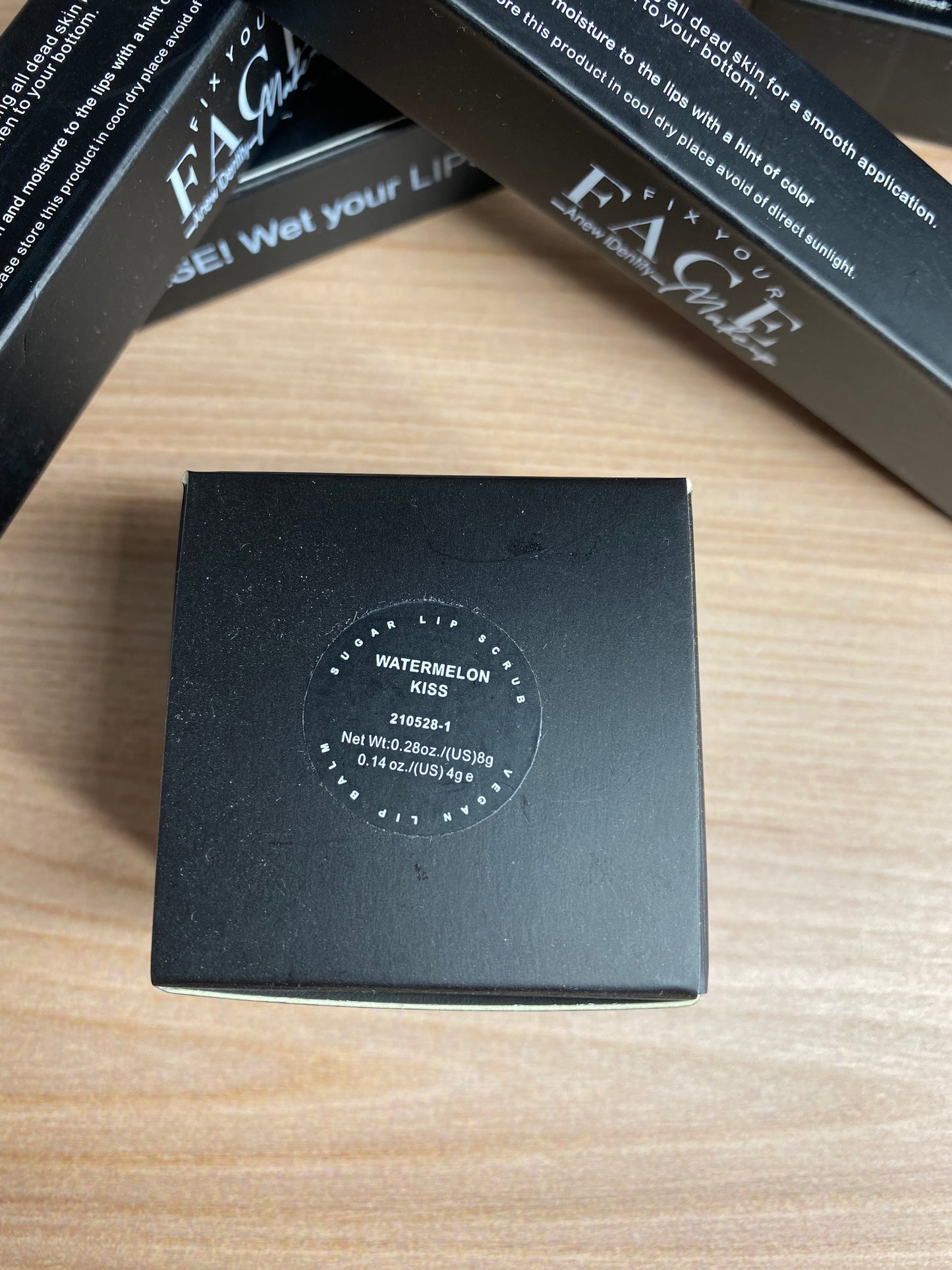 Lip Scrub + Balm Combo packaging