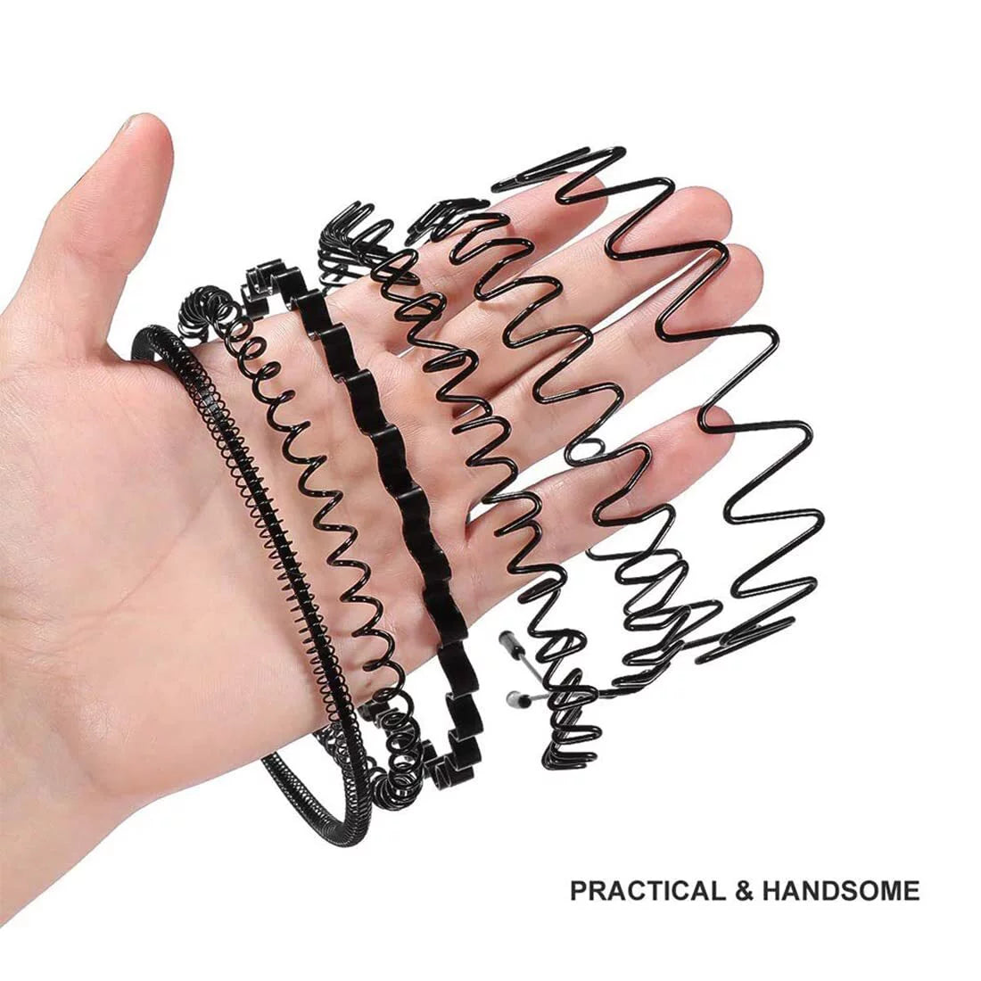 6 Pieces Metal Headbands