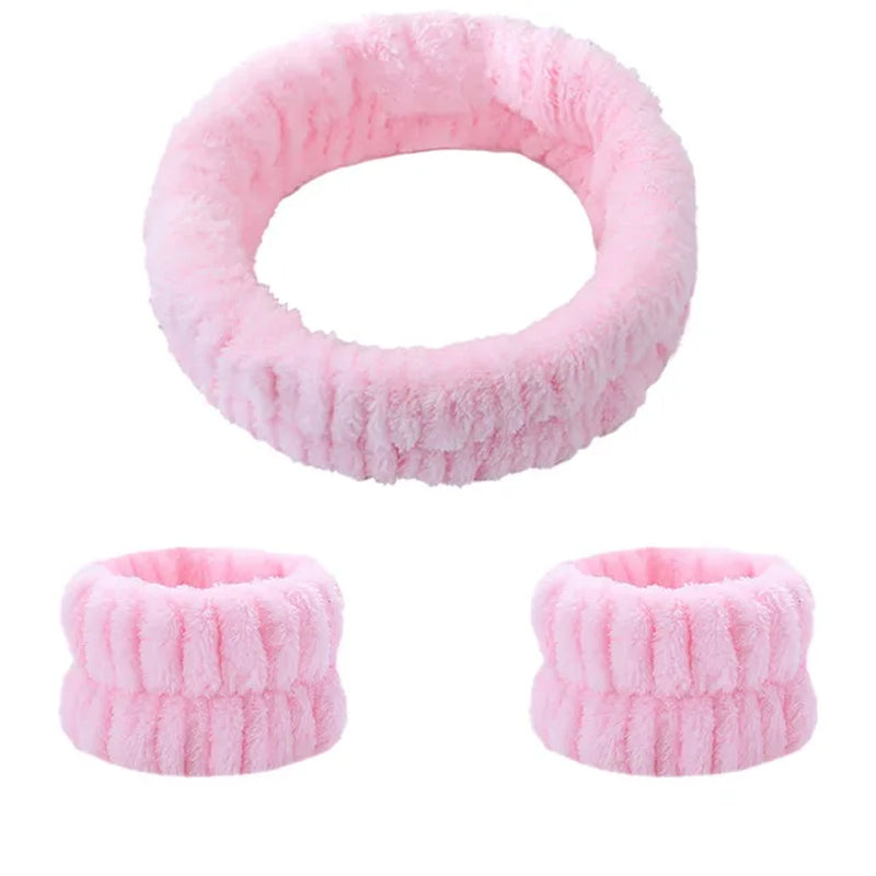 pink headband set
