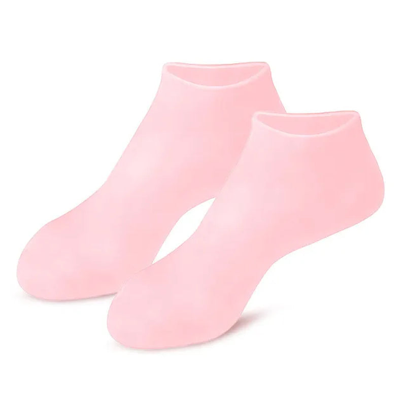 a pair of pink Socks With Gel