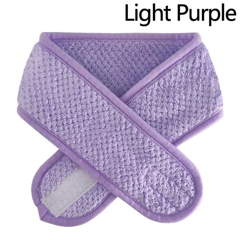 Purple Women Face Care Headband