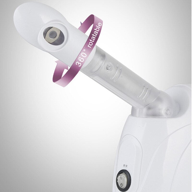 rotatable Nano Mister Facial Steamer for Radiant, Hydrated Skin