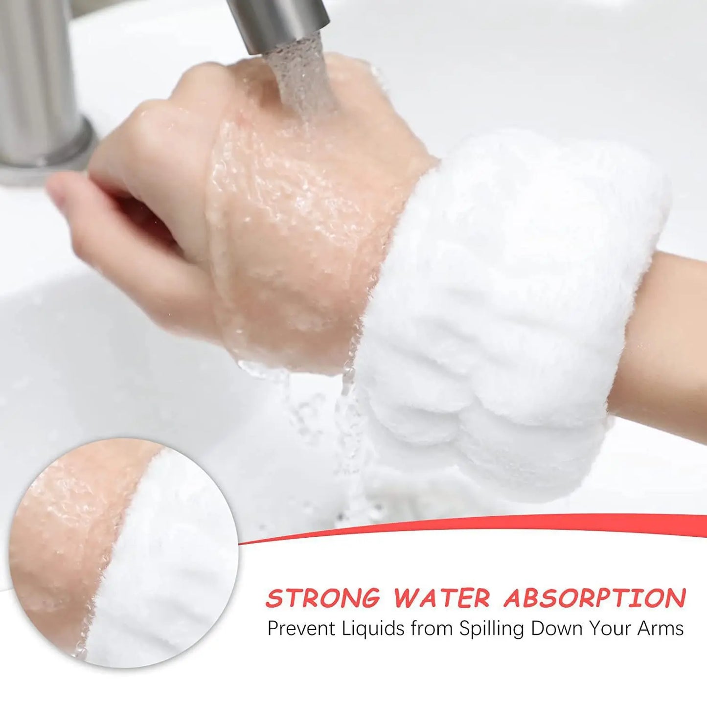 water absorption wristband
