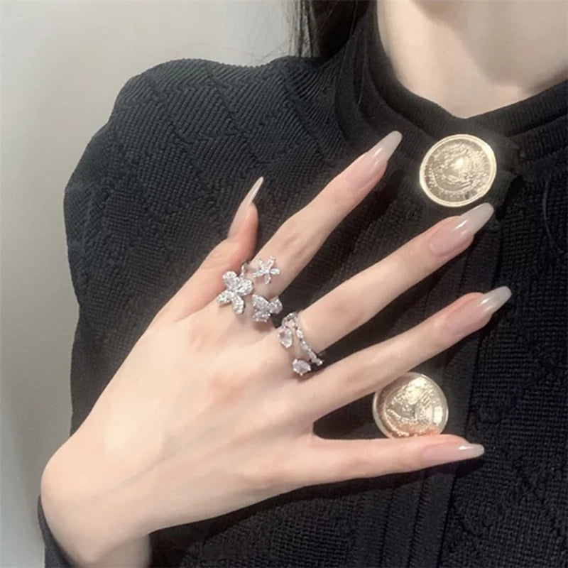 lady wearing nude artificial acrylic nails