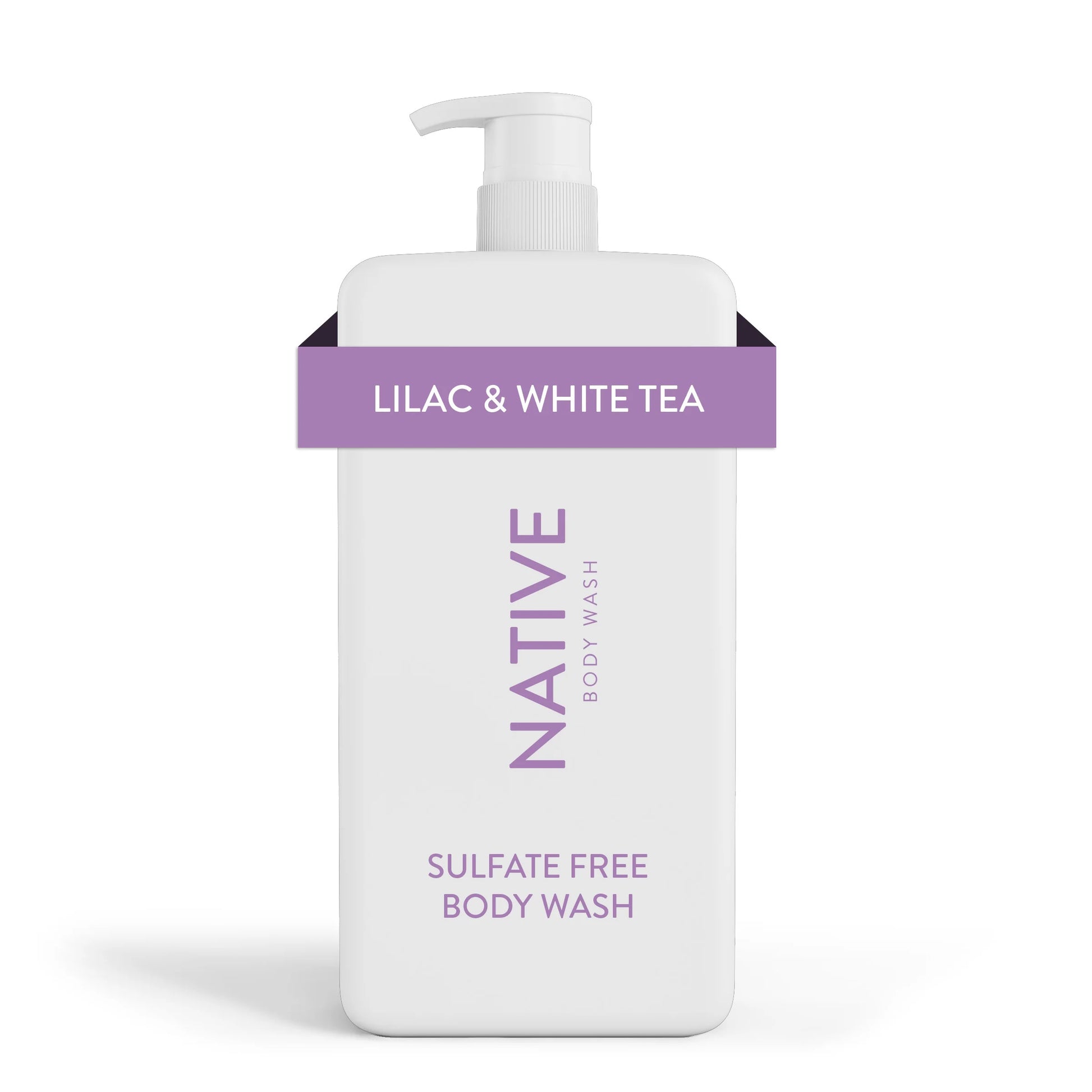 Body Wash, Sulfate Free, Lilac & White Tea, for Women and Men, 36 Oz