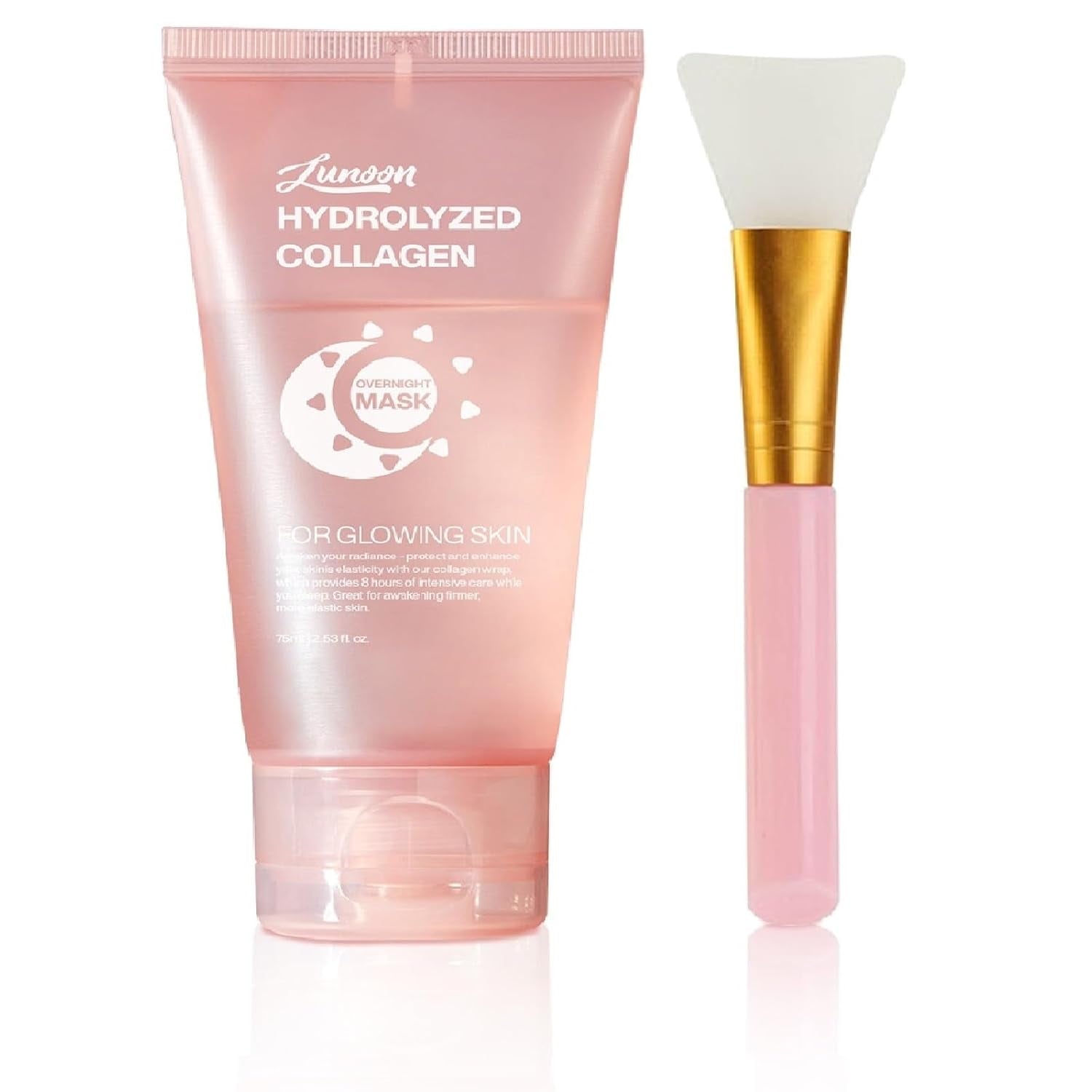 Collagen Night Wrapping Mask, Pore Minimizing Reduces Sagging Elasticity Improvement, Overnight Collagen Hydration Face Mask. (1Pcs)