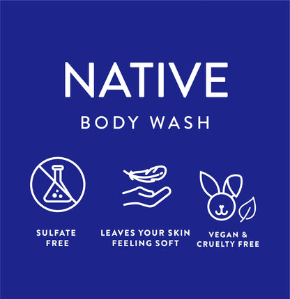 Body Wash, Sulfate Free, Lilac & White Tea, for Women and Men, 36 Oz