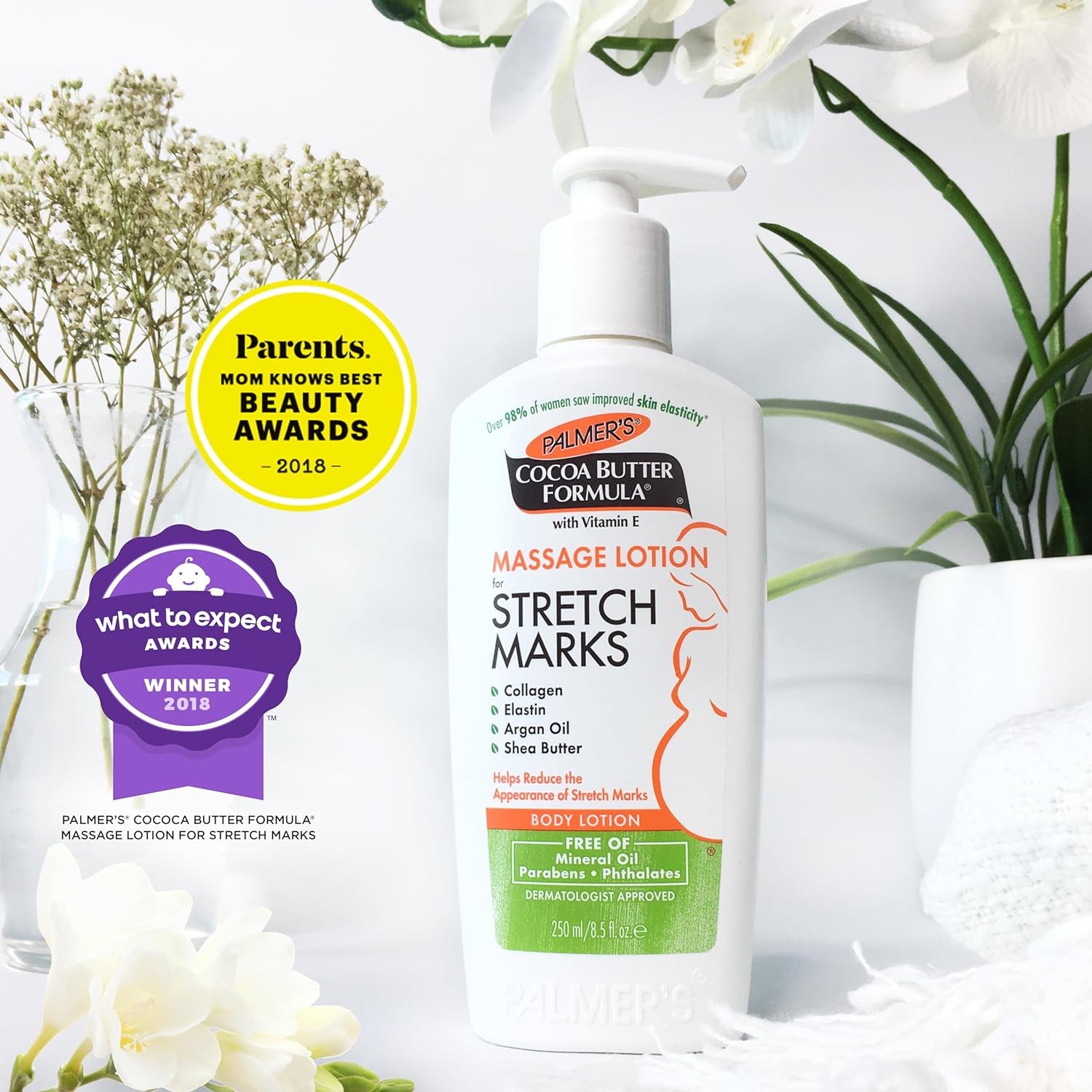 Luxurious Cocoa Butter Massage Lotion awards