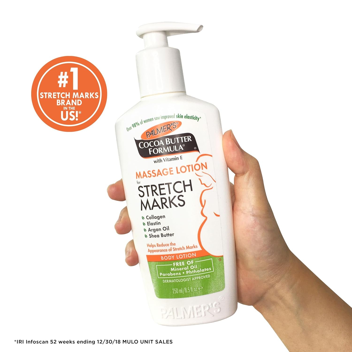 Luxurious Cocoa Butter Massage Lotion for Pregnancy Skin Care