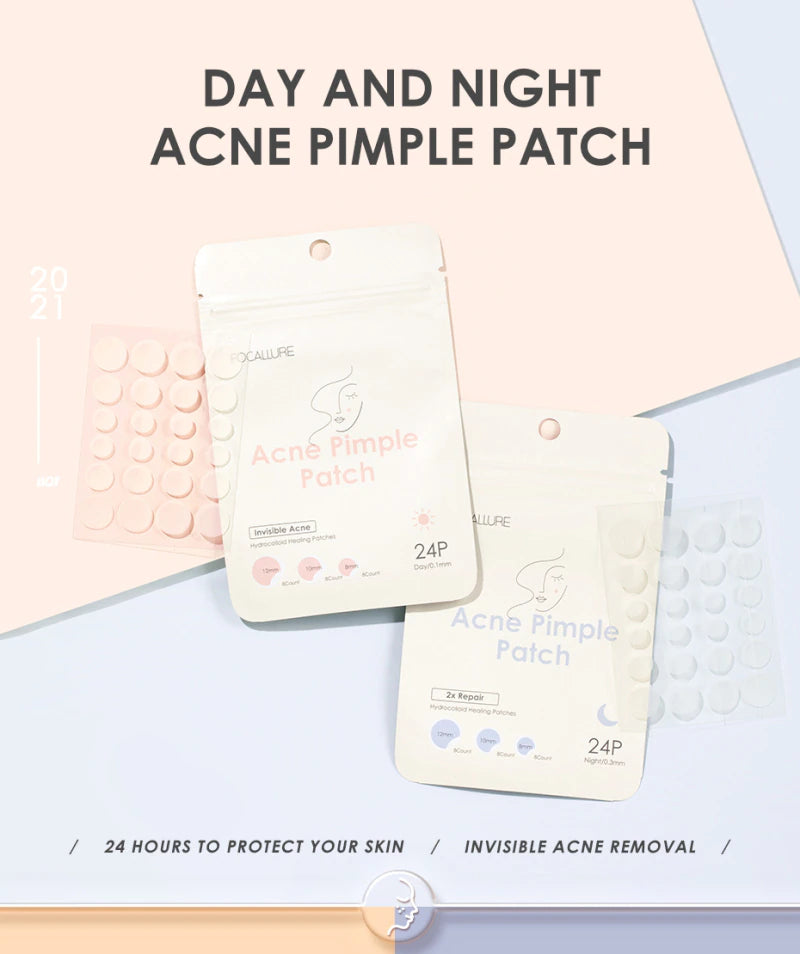 Day and night Acne Pimple Patch Stickers for Instant Blemish Removal 