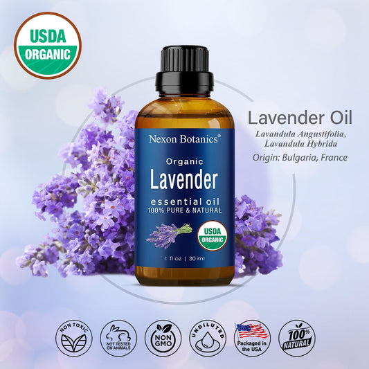 Luxurious Organic Lavender Essential Oil 