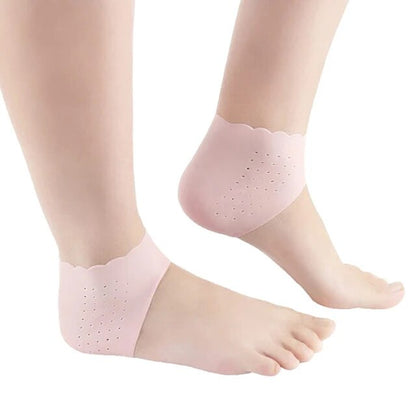 pink Moisturizing Gel Heel Socks 